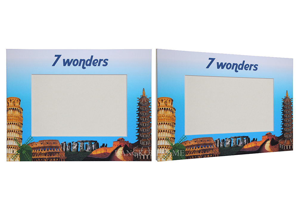 กรอบรูปกระดาษแข็ง-7 Wonders